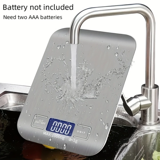 Digital Kitchen Scales – Stainless Steel, 5kg or 10kg