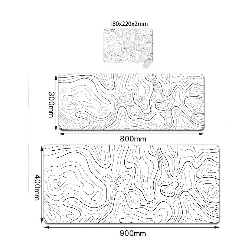 Gaming Mouse Mat – Non-Slip Base & Stitched Edges