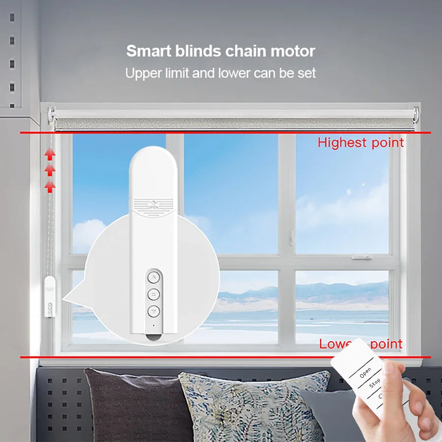 WiFi Smart Blind Motor with Alexa & Google Home Control