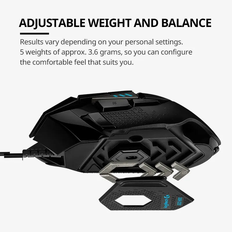 Logitech G502 HERO Wired Gaming Mouse | 11 Programmable Buttons