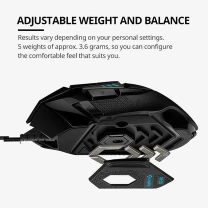 Logitech G502 HERO Wired Gaming Mouse | 11 Programmable Buttons