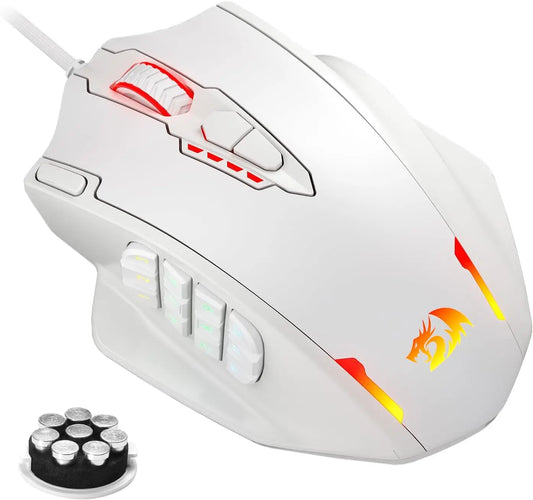 Redragon M908 Wired MMO Gaming Mouse with RGB Lighting