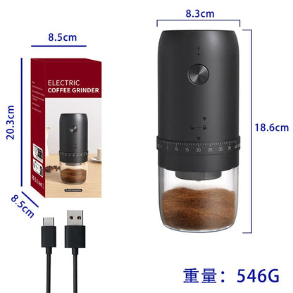 Portable Rechargeable Coffee Grinder – 40 Grind Settings
