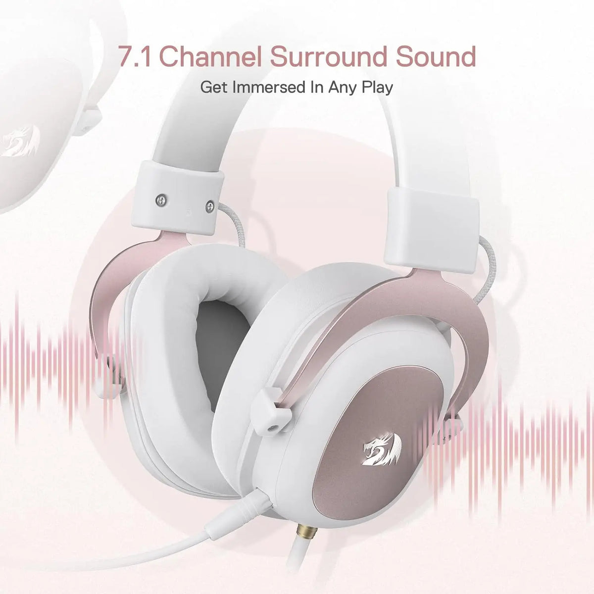 Redragon H510 Zeus White Wired Gaming Headsets