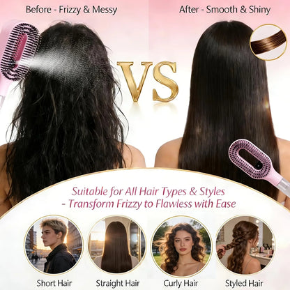 One-Click Mist Detangling Brush/Comb