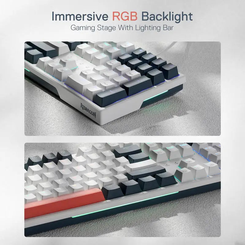 Redragon K668 RGB Mechanical Gaming Keyboard - Red Switches