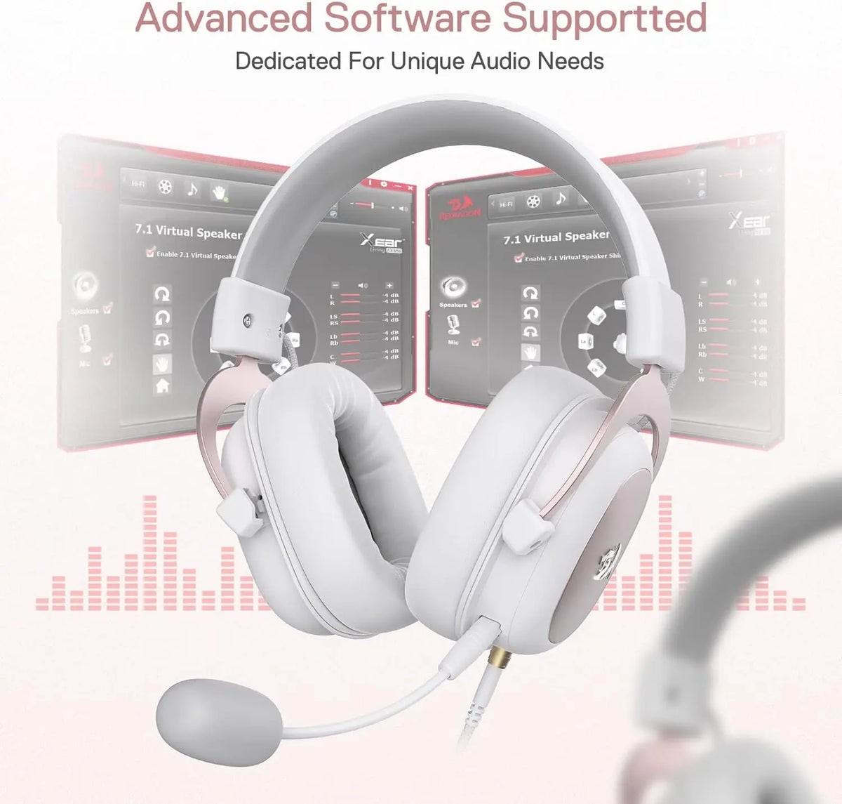 Redragon H510 Zeus White Wired Gaming Headsets