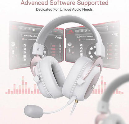 Redragon H510 Zeus White Wired Gaming Headsets