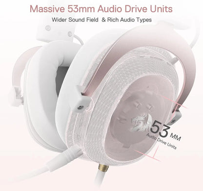 Redragon H510 Zeus White Wired Gaming Headsets