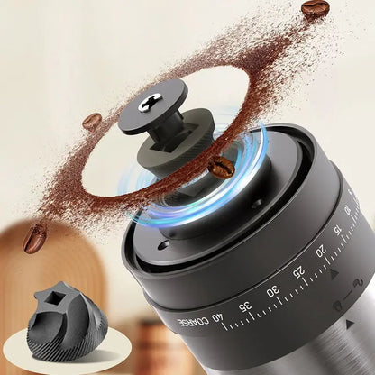 Portable Rechargeable Coffee Grinder – 40 Grind Settings