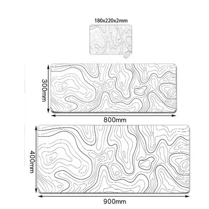 Gaming Mouse Mat – Non-Slip Base & Stitched Edges