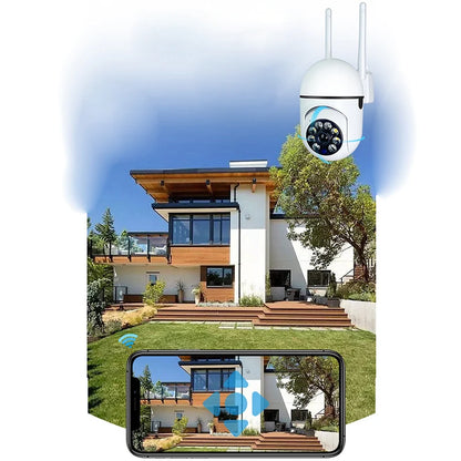 A7 WiFi Home Security Camera with Night Vision & Two-Way Audio