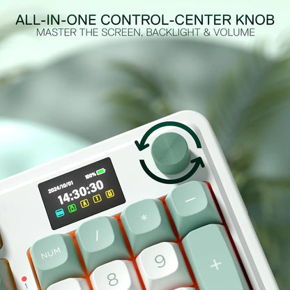 Redragon K719 Tri-Mode RGB Mechanical Keyboard with TFT Display