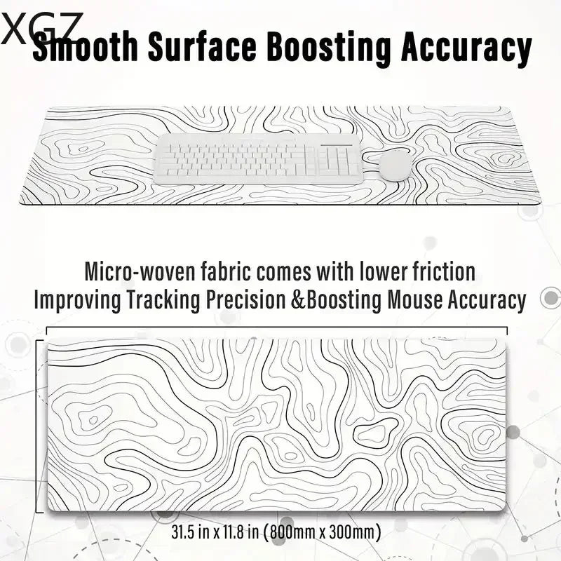 Gaming Mouse Mat – Non-Slip Base & Stitched Edges