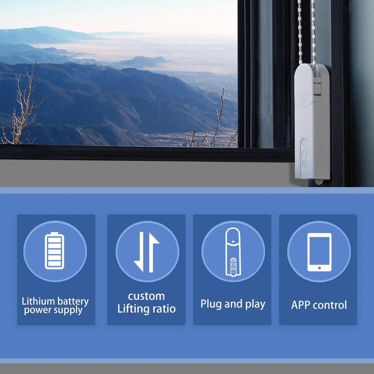 WiFi Smart Blind Motor with Alexa & Google Home Control