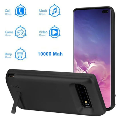 10000Mah New Travel Battery Charger Case For Samsung Galaxy S24 S25 Ultra S22 S10 S10e Note 8 9 10 20 S20 Plus S21 FE Power Bank